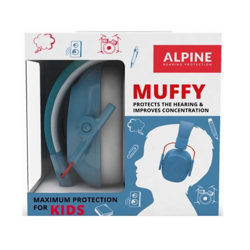 Alpine ALMKBU2 Gehörschutz Muffy Kids - Blue 