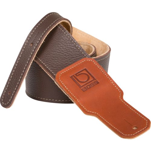 Boss BSL-30-BRN 3Inch Guitar Strap Brown Premium Leather