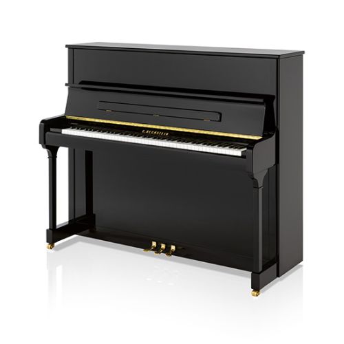 C.Bechstein A-124 Style Klavier schwarz poliert
