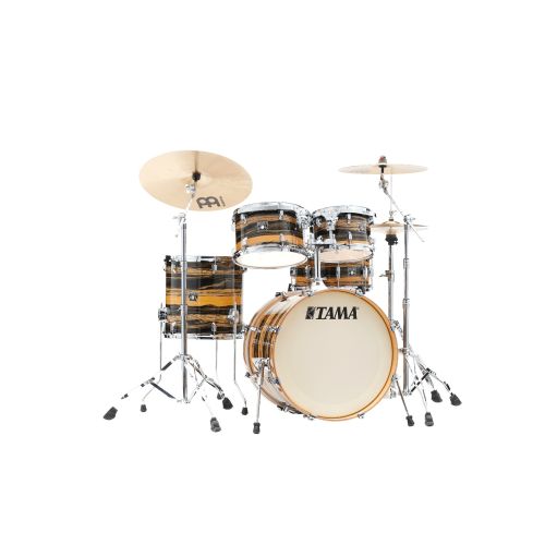 Tama CK50R-NET Superstar Classic Drumset Natural Ebony Tiger Wrap