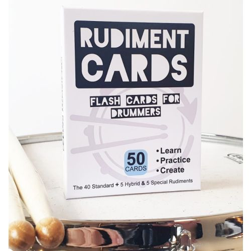 360 Drums Rudiment Cards - Flash Cards for Drummers