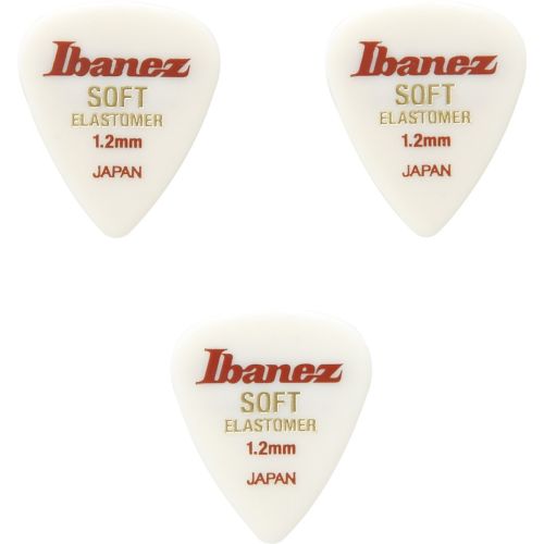 Ibanez Plektren Elastomer 3 Stück Teardrop Soft