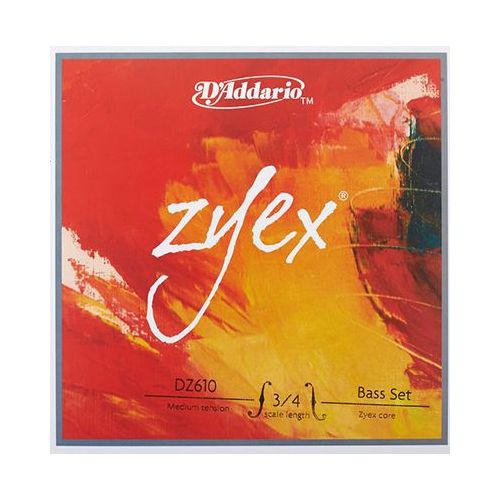 DAddario DZ610 3/4M Zyex Medium Satz Kontrabass