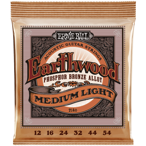 Ernie Ball 2146 Earthwood Medium Light Phosphor Bronze