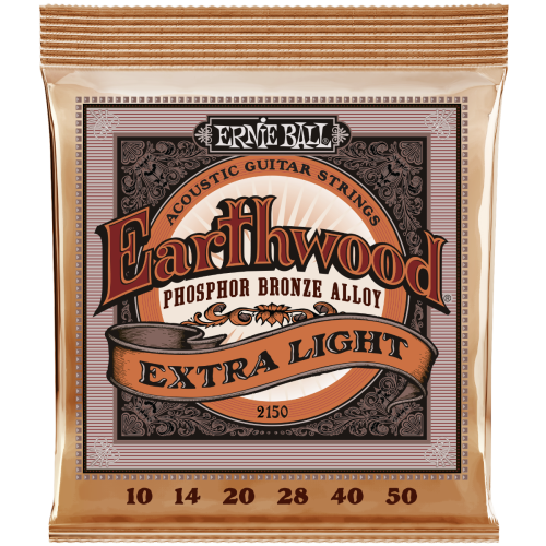 Ernie Ball 2150 Earthwood Extra Light Phosphor Bronze