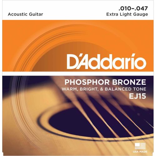 DAddario EJ15 Phosphor Bronze Extra Light 010-047