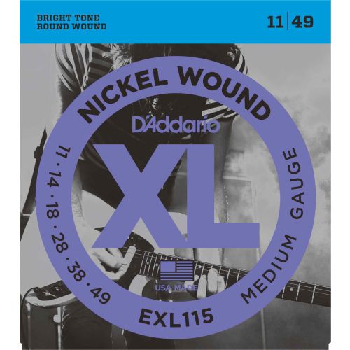 DAddario EXL115 Nickel Wound Blues/Jazz Rock 011-049