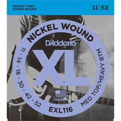 DAddario EXL116 Nickel Wound Medium Top Heavy Bottom 011-052