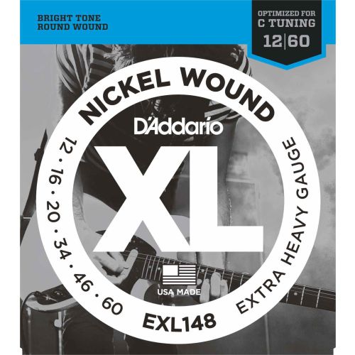 DAddario EXL148 Nickel Wound Extra Heavy 012-060 Satz