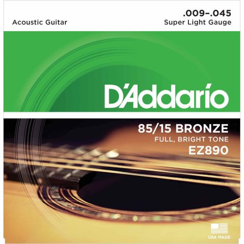 DAddario EZ890 85/15 Bronze Super Light 009-045