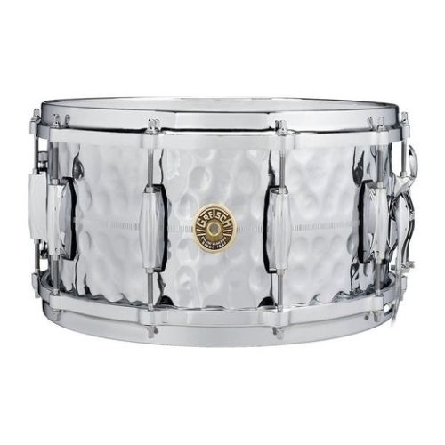 Gretsch USA Hammered Chrome Over Brass Snare 13x06