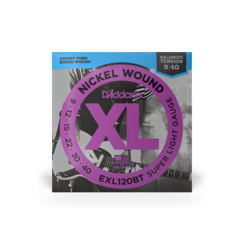 EXL120BT Nickel Wound Balanced Tension Super Light 009-040