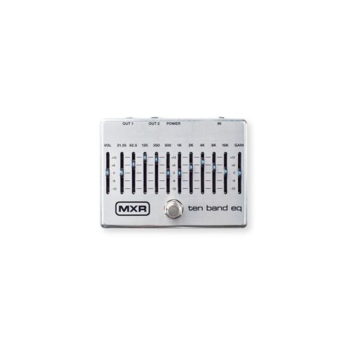 MXR M108S Ten Band Equalizer, silver