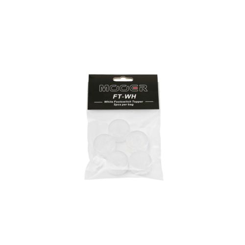 Mooer Candy Footswitch Topper, white, 5 pcs.