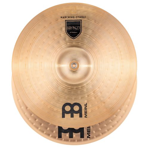 Meinl MA-BZ-18M Marchingbecken Student Range Bronze (Paar) inkl. Riemen 18