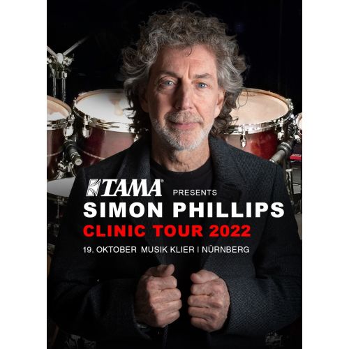 Tama Simon Phillips TOUR 2022 (DrumClinic)