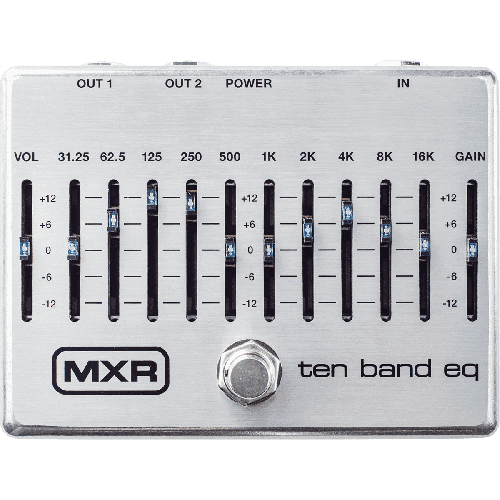 MXR M108S Ten Band Equalizer, silver