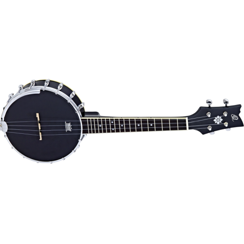 Ortega OUBJ100-SBK Banjo Ukulele 4-Str. Satin Black