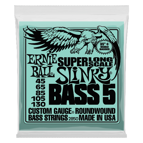 Ernie Ball 2850 Regular Slinky 5-String Bass Super Long Scale Nickel Wound