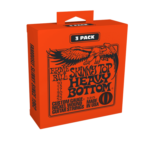 Ernie Ball 3215 Skinny Top Heavy Btm Slinky NW 3er-Pack