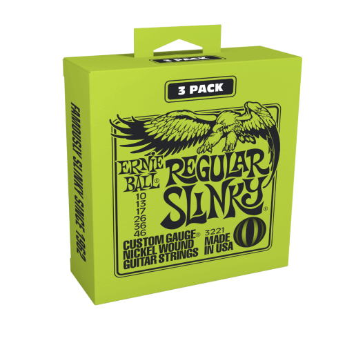 Ernie Ball 3221 Regular Slinky NW 3er-Pack