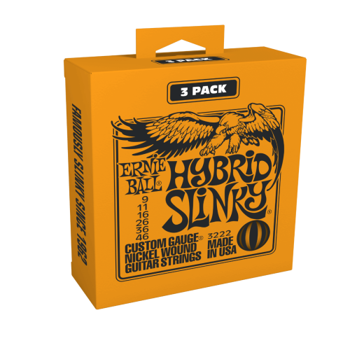 Ernie Ball 3222 Hybrid Slinky NW 3er