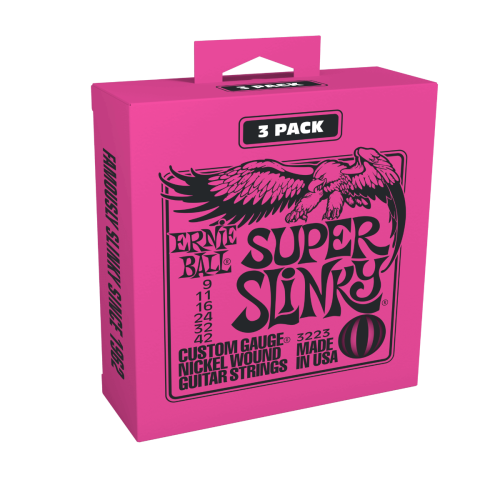 Ernie Ball 3223 Super Slinky NW 3er-Pack