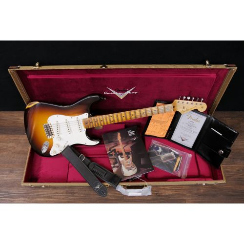 Fender Custom Shop Stratocaster LTD Fat 50's MN Relic Wide-Fade Chocolate 2-Color Sunburst