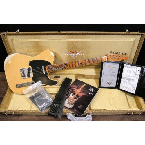 Fender Custom Shop Telecaster '52 Heavy Relic Aged Nocaster Blonde