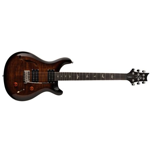 PRS SE Custom 22 Semi-Hollow Black Gold Burst