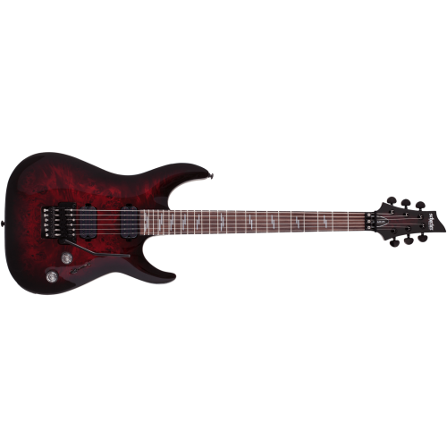 Schecter Omen Elite 6 FR Black Cherry Burst