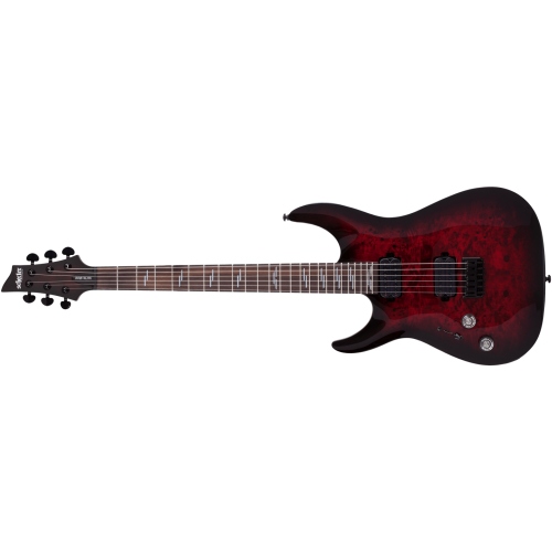 Schecter Omen Elite 6 Black Cherry Burst Lefthand