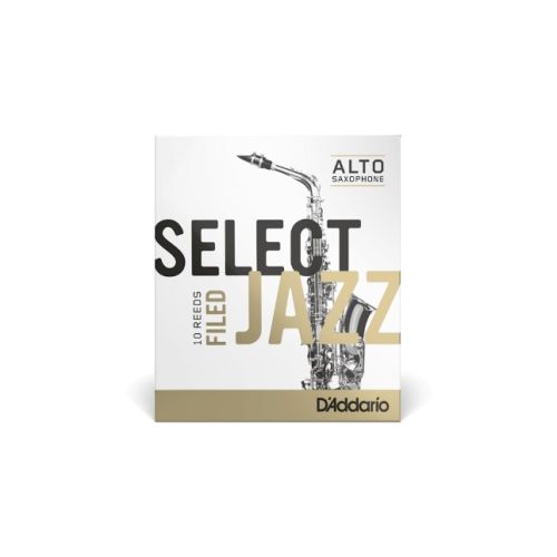 DAddario Select Jazz Altsaxophonblätter Stärke 2S Filed