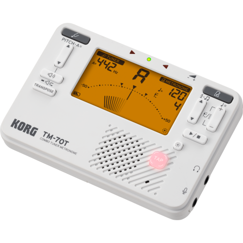 Korg TM-70 WH Stimmgerät und Metronom weiß