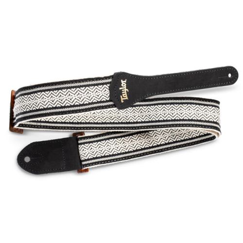 Taylor Academy Strap White/Black Jacquard Cotton 2