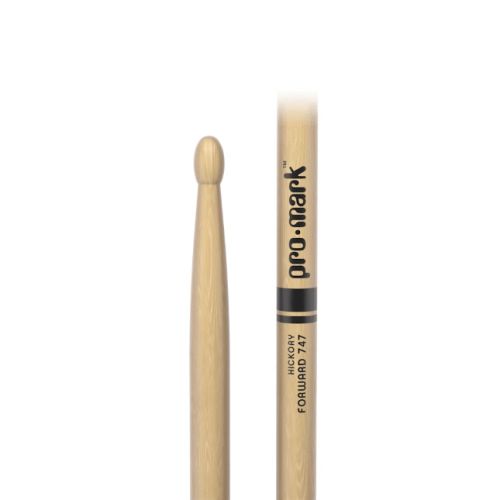 Promark Hickory Drumsticks 747 Rock, Wood Tip