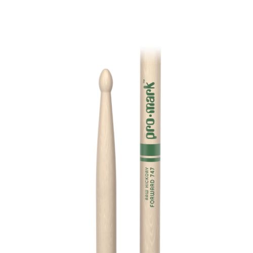 Promark Hickory Drumsticks 747 Rock Natural, Wood Tip