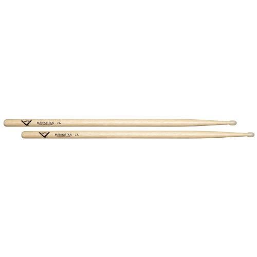 Vater Hickory Drumsticks Manhattan 7A, Nylon Tips