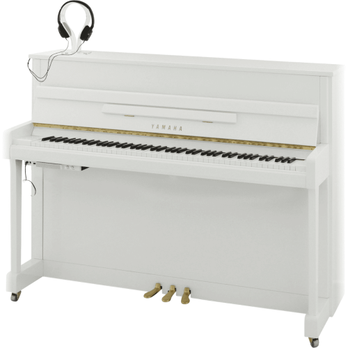 Yamaha B2 SC3 PWH Silent Klavier  weiß poliert