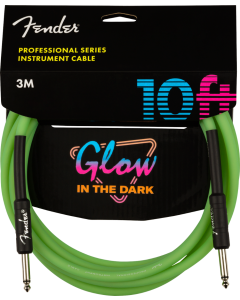 Fender Pro Series Glow in the Dark Cable 10"