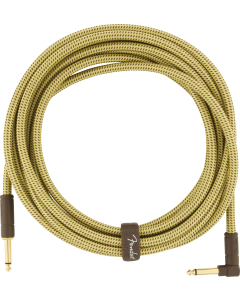 Fender Deluxe Instr. Cable TWD 18,6ft/5,5m Angled