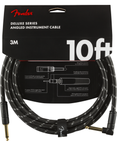Fender Deluxe Instrument Cable 10ft/3m Angled