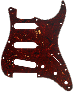 Fender Pickguard Strat 4-Ply Tortoise SSS Modern Style 11-Hole 