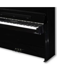 C.Bechstein R-116 Millenium Klavier schwarz poliert / chrom 
