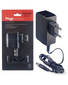 Stagg PSU-9V1A7R-EU Netzteil Stabilisiert 9V/1,7A