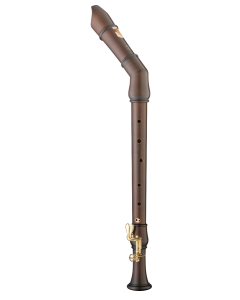 Moeck 2441 Flauto Rondo Knicktenor-Blockflöte Ahorn gebeizt barock Doppelklappe