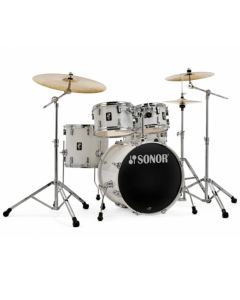 Sonor AQ1 Studio Drumset 20/10/12/14" inkl. Hardware Piano White, Showroom Modell