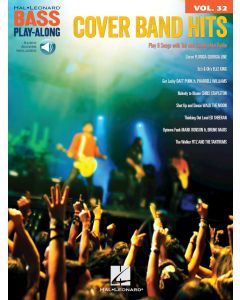 Hal Leonard Bass Play-Along Vol.32 Cover Band Hits