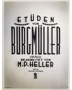 F.Burgmüller  Etüden von Burgmüller  op.100 