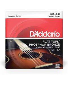 DAddario EFT17 Flat Tops Medium 013-056